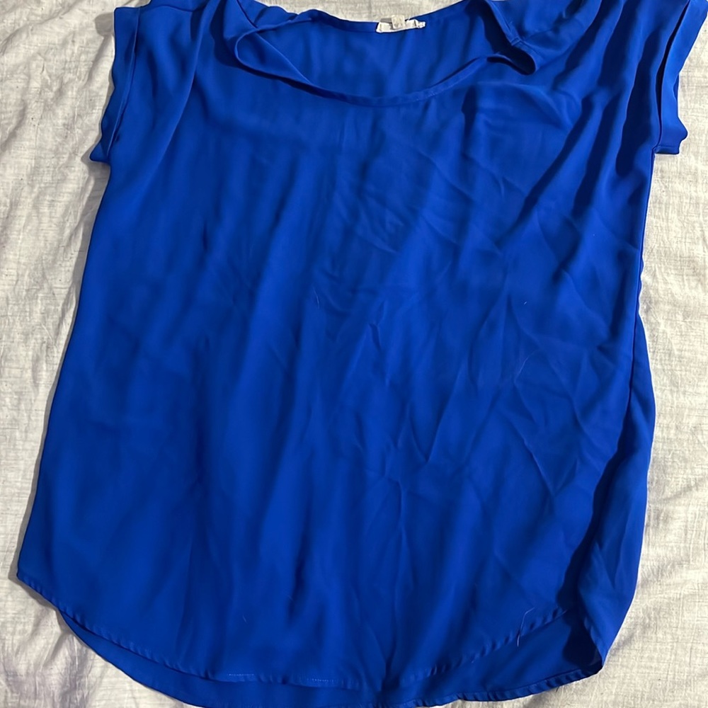 Ladies large blue blouse
